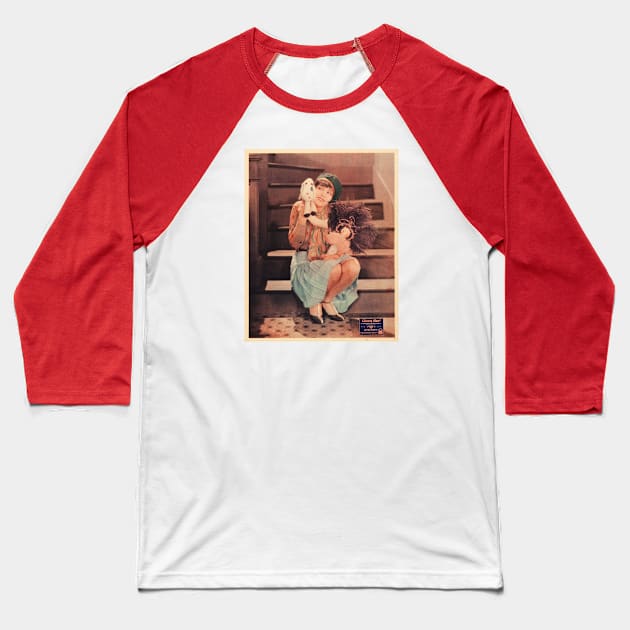 It Movie Starring Clara Bow Publicity Photo Baseball T-Shirt by Noir-N-More